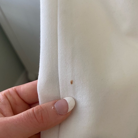 white peplum dress with belt - Picture 11 of 14